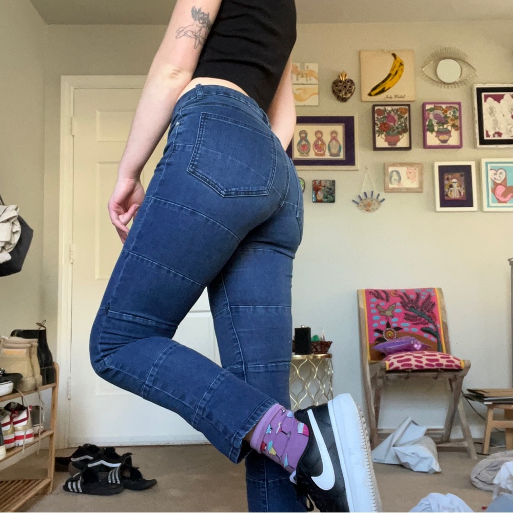 Authentic UNIF patchwork jeans